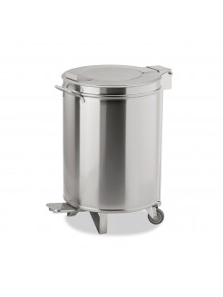 Balde do Lixo 50 Litros com Pedal - Inox