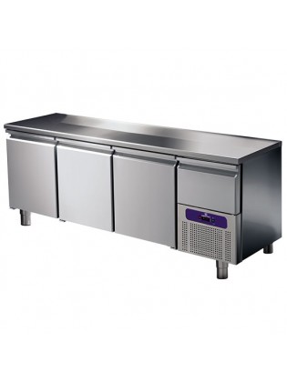 Bancada Frigorífica 3 Portas com Gaveta