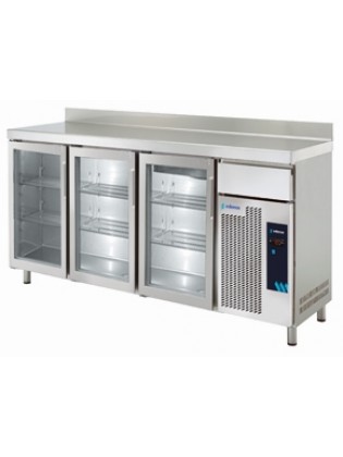 Bancada Frigorífica 3 Portas Vidro