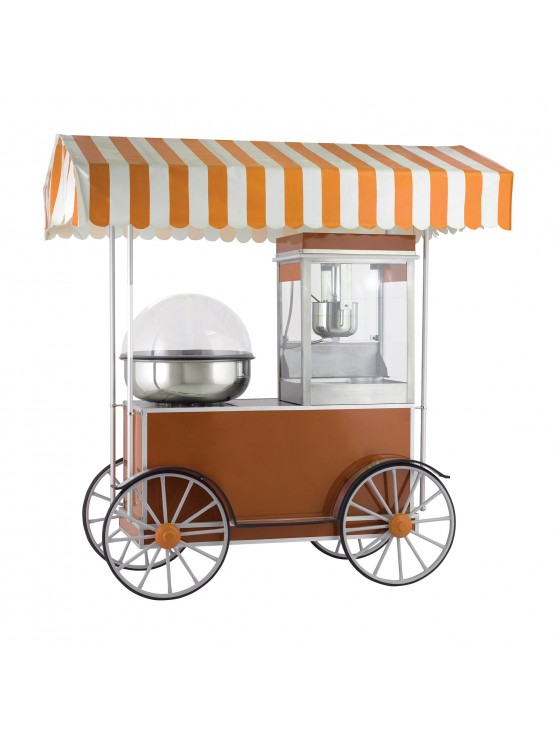 Carro Máquina Pipocas + Máquina Algodão Doce