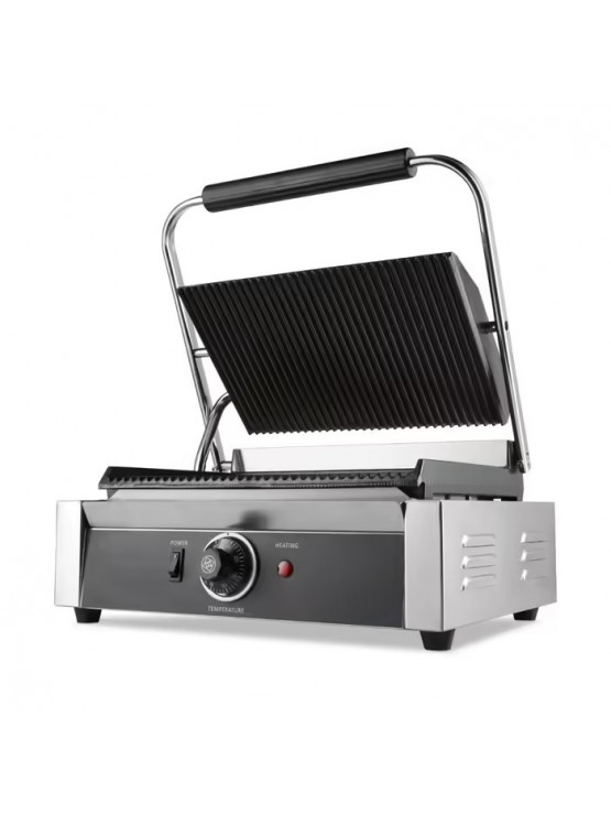 Grelhador Elétrico - Ranhurado - Prensa