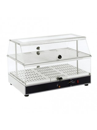 Vitrine Quente - Aquecimento - Expositora - 2 Níveis