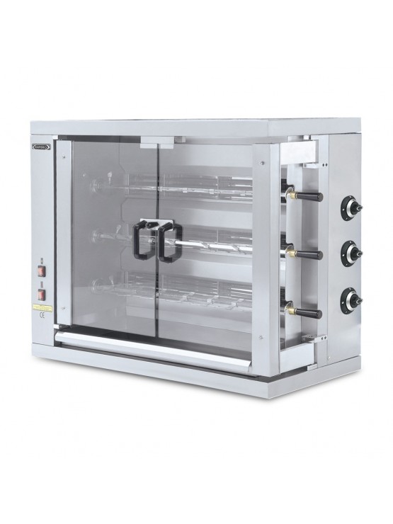 Máquina de Assar Frangos - Gás - 18 Frangos