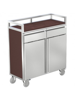 Carro de Serviço Com Duas Portas - Transporte de Exterior