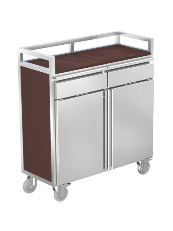 Carro de Serviço Com Duas Portas - Transporte de Exterior