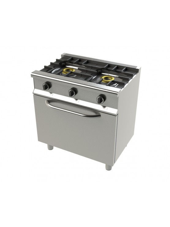Fogão de 2 Queimadores com Forno - Gás - Junex - 550mm