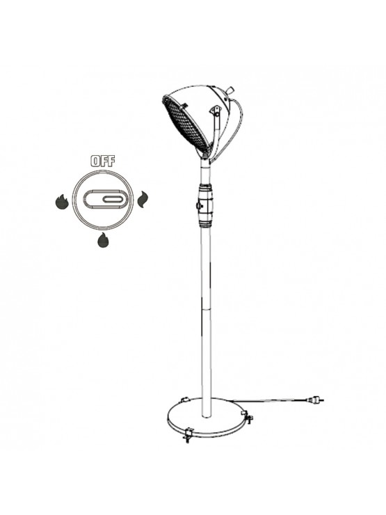 Aquecedor De Esplanada Exterior - Elétrico