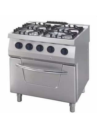 Fogão de 4 Queimadores e Forno - Gás - 700