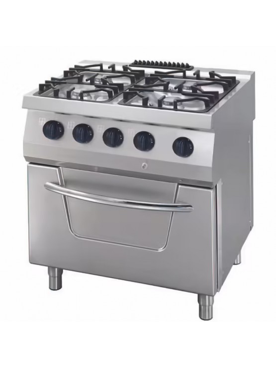 Fogão de 4 Queimadores e Forno - Gás - 700