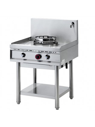 Fogão de 1 Queimador com Torneira - Wok - Gás - 700