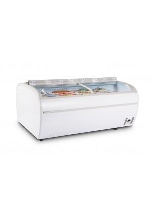 Arca Congeladora Dupla Com Tampa de Vidro Curva de Correr - Horizontal - Ilha - 2150*1465*930mm - 1697 Litros