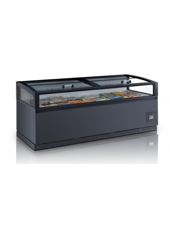 Arca Congeladora Com Tampa de Vidro Curva de Correr - Horizontal - Ilha - 1953*980*970mm - 995 Litros - Topo