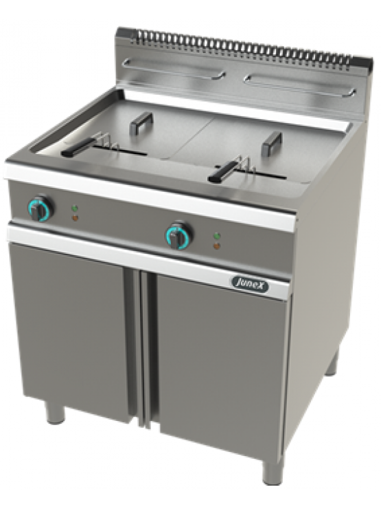 Fritadeira A Gás Com Móvel - Junex - 13 + 13 Litros - 700