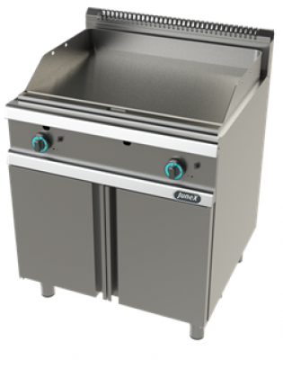 Fry Top/Placa De Grelhar Lisa Com Móvel - Junex - Gás - 700