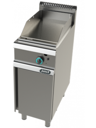 Fry Top/Placa de Grelhar Lisa com Móvel - Junex - Gás - 700
