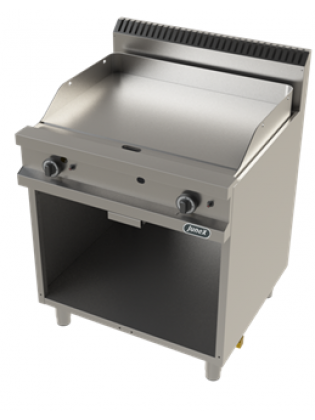 Fry Top/Placa De Grelhar Lisa Com Móvel - Junex - Gás - 700
