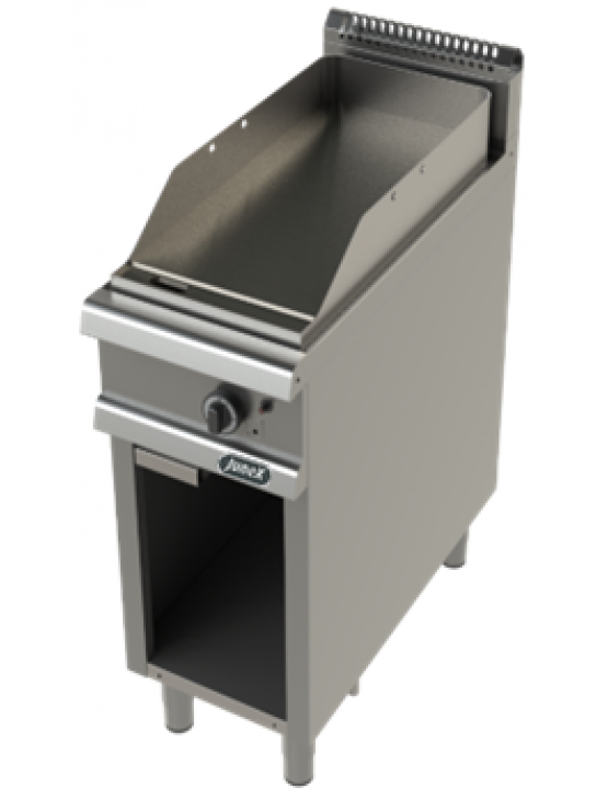 Fry Top/Placa De Grelhar Lisa Com Móvel - Junex - Gás - 900