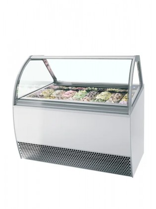 Vitrine de Gelados - Expositora - 16 Cuvetes - 870 Litros