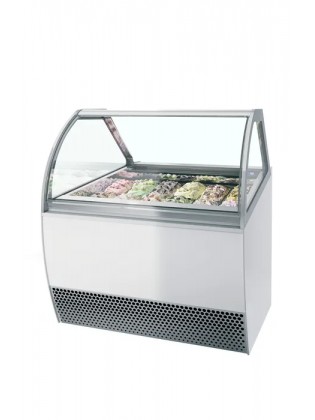 Vitrine de Gelados - Expositora - 12 Cuvetes - 630 Litros