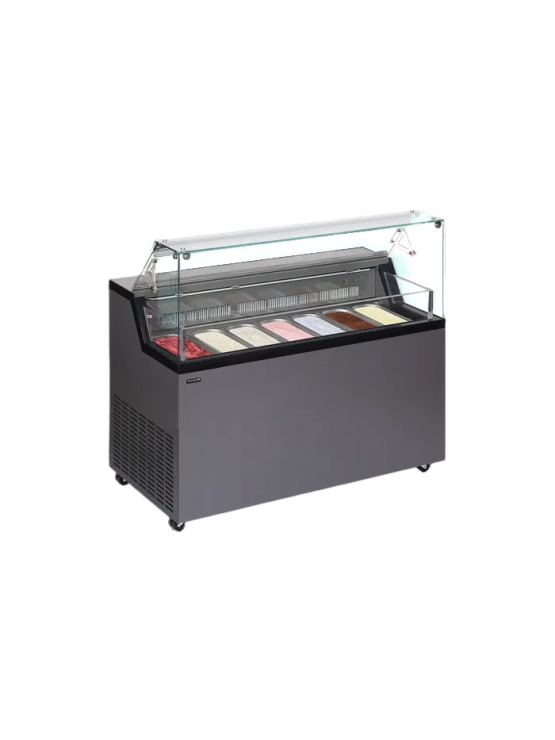 Vitrine de Gelados - Expositora - 7 Cuvetes - 329 Litros