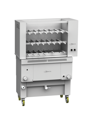 Grelhador Rodízio a Gás - Gresilva - 20 Espetos