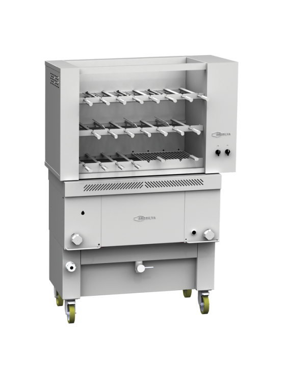 Grelhador Rodízio a Gás - Gresilva - 20 Espetos