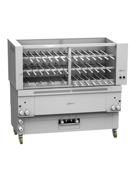 Grelhador Rodízio A Gás - Gresilva - 40 Espetos