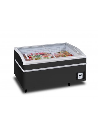 Arca Congeladora Com Tampa de Vidro Curva de Correr - Horizontal - Ilha - 1520*920*790mm - 590 Litros