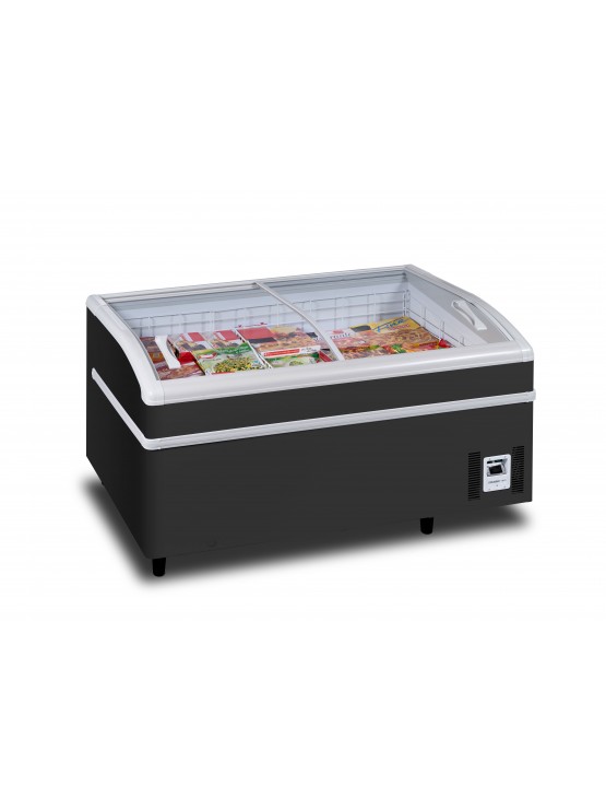 Arca Congeladora Com Tampa de Vidro Curva de Correr - Horizontal - Ilha - 1520*920*790mm - 590 Litros