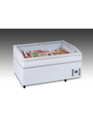 Arca Congeladora Com Tampa de Vidro Curva de Correr - Horizontal - Ilha - 1520*920*790mm - 590 Litros