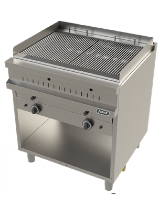 Grelhador a Gás de Pedra Vulcânica com Móvel - Junex - 700