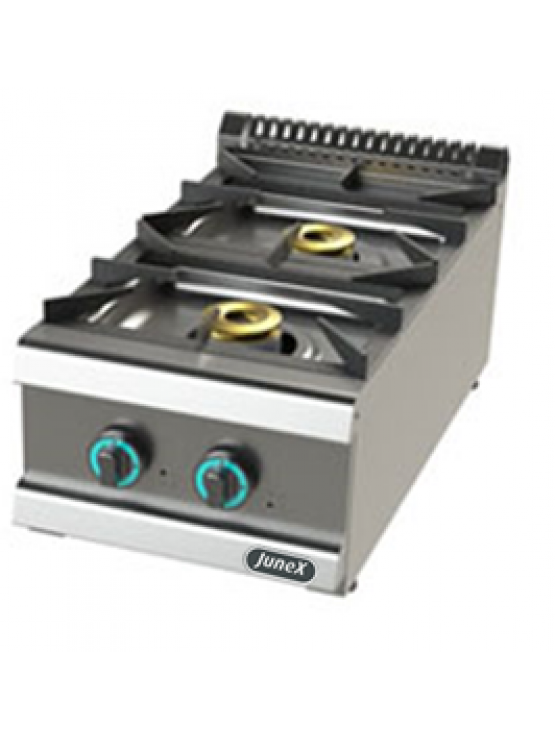 Fogão de 2 Queimadores - Bancada - Gás - Junex - 700mm