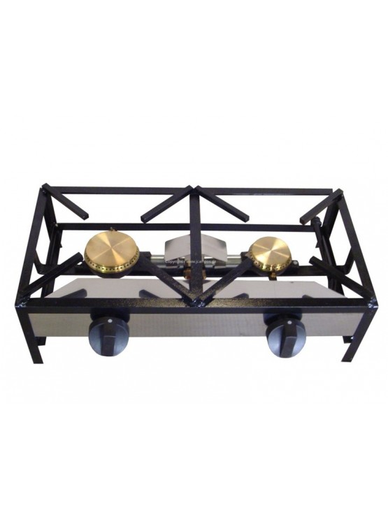 Trempe a Gás - 2 Queimadores 100/80 - Válvula de Segurança