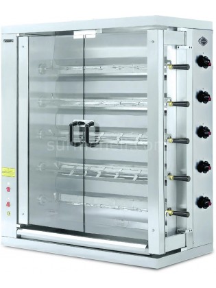 Máquina de Assar Frangos - Gás - 30 Frangos