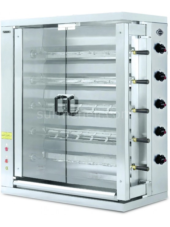 Máquina de Assar Frangos - Gás - 30 Frangos