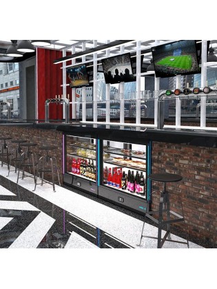 Vitrine Refrigerada - Expositora - Vidro Reto - COMPAK LINE - CPAK-RAA