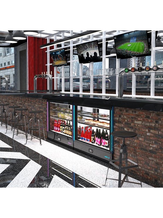 Vitrine Refrigerada - Expositora - Vidro Reto - COMPAK LINE - CPAK-RAA