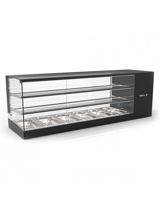 Vitrine Refrigerada - Expositora - Cuba Plana - 2 Estantes - 970mm