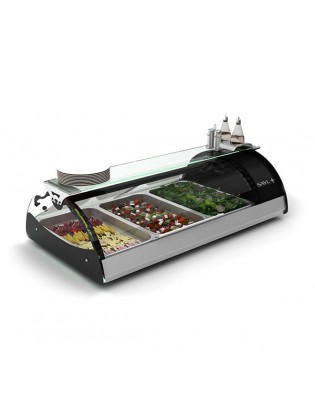 Vitrine Refrigerada - Expositora - 2*GN1/1 - Estante Superior - Self Service