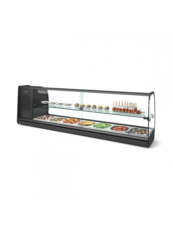 Vitrine Refrigerada - Expositora - 7*GN1/6 - Slim