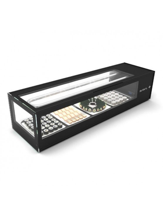 Vitrine de Sushi - Expositor - Cuba Plana - 1680mm