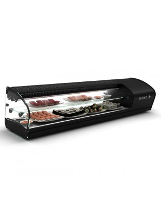 Vitrine de Sushi - Expositor - 6*GN1/3 - 1320mm - 2 Estantes