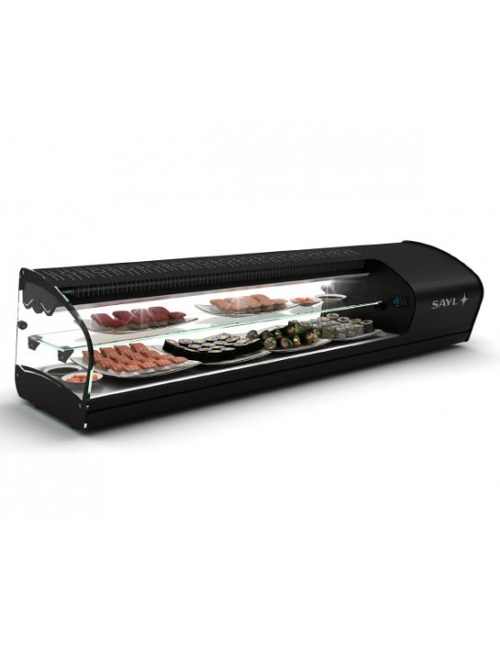 Vitrine de Sushi - Expositor - 6*GN1/3 - 1320mm - 2 Estantes