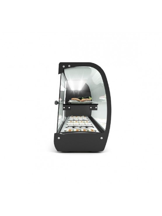 Vitrine de Sushi - Expositor Slim - 7*GN1/6 - 1350mm