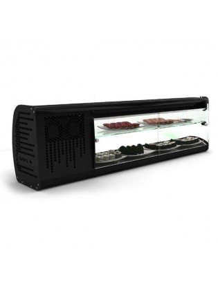 Vitrine de Sushi - Expositor Slim - 7*GN1/6 - 1350mm