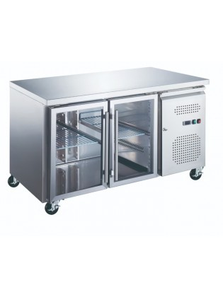 Bancada Frigorífica com 2 Portas de Vidro