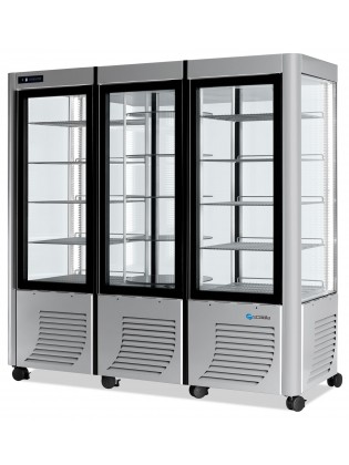 Armário Expositor Frigorífico - Panorâmico - Rotativo e Fixo - Scaiola - 1200 Litros