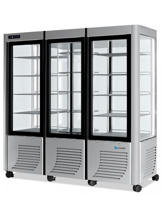 Armário Expositor Frigorífico - Panorâmico - Rotativo e Fixo - Scaiola - 1200 Litros