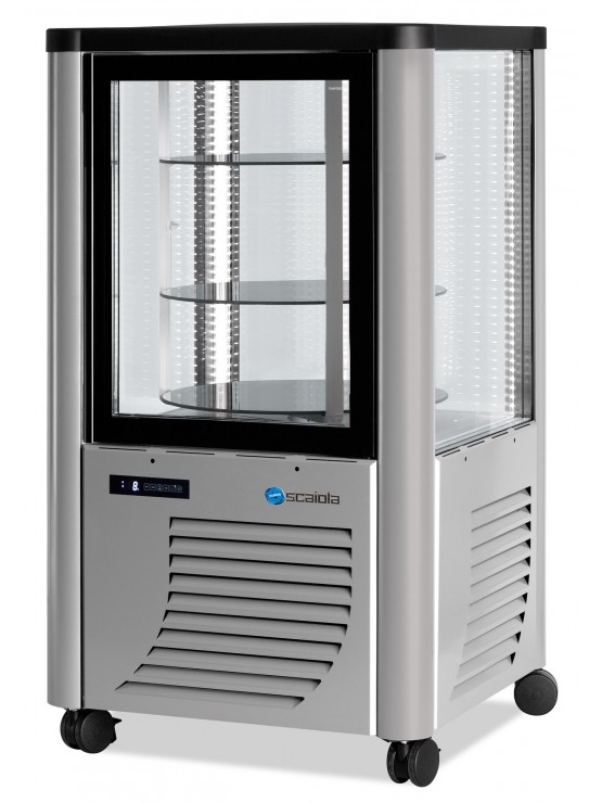 Armário Expositor Frigorífico - Panorâmico - Rotativo - Scaiola - 230 Litros