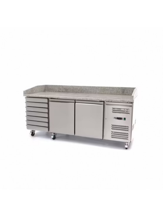 Bancada Frigorífica de Pizza com Tampo em Granito
